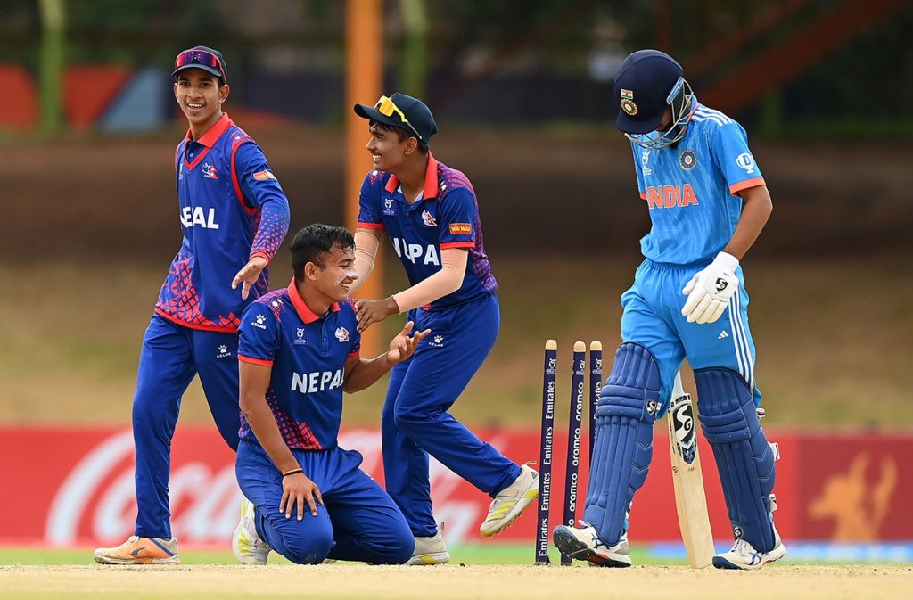 आईसीसी यू–१९ विश्वकप क्रिकेट : नेपाल भारतसँग १३२ रनले पराजित