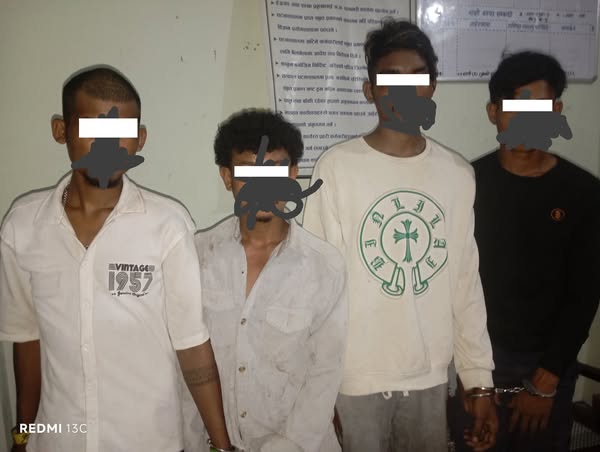 कैलालीको लालबोझीबाट लागूऔषधसहित ४ जना पक्राउ