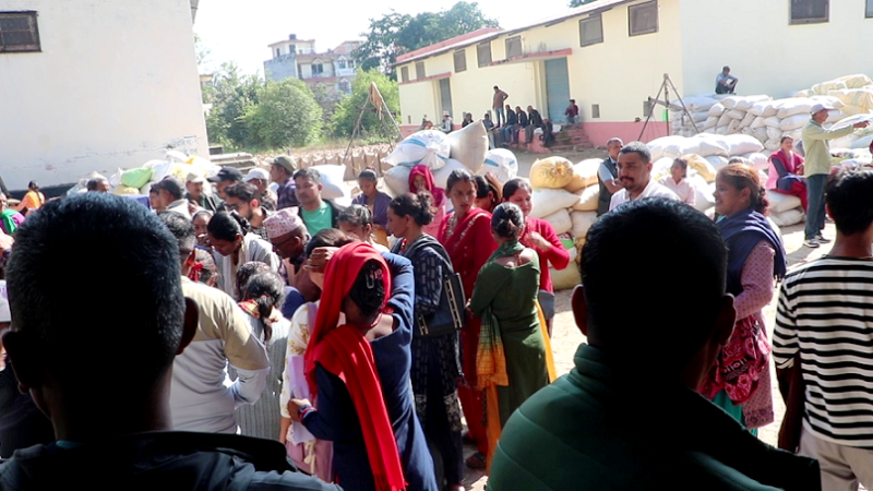 धानको निर्धारित कोटा खरिद रोकिएपछि कञ्चनपुरका किसान आन्दोलित