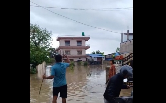 सुदूरपश्चिमका मुख्यमन्त्री दीर्घबहादुर सोडारीको घर डुबानमा