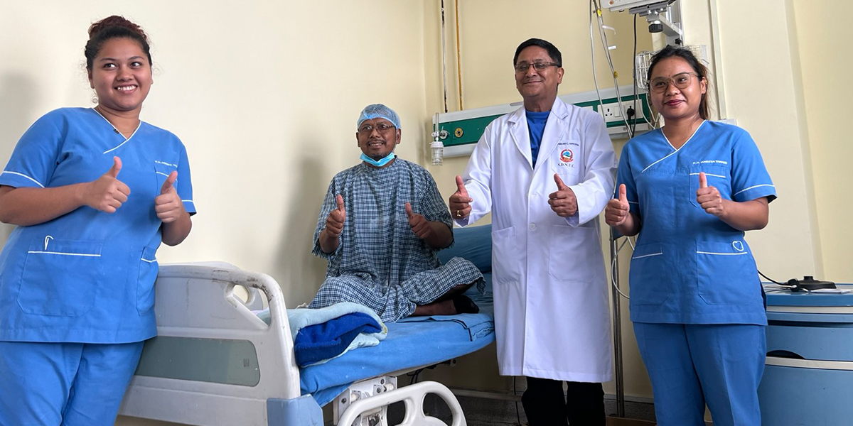 नेपालमै सुदूरपश्चिमका पूर्वमन्त्री चौधरीको तेस्रोपटक मिर्गौला प्रत्यारोपण