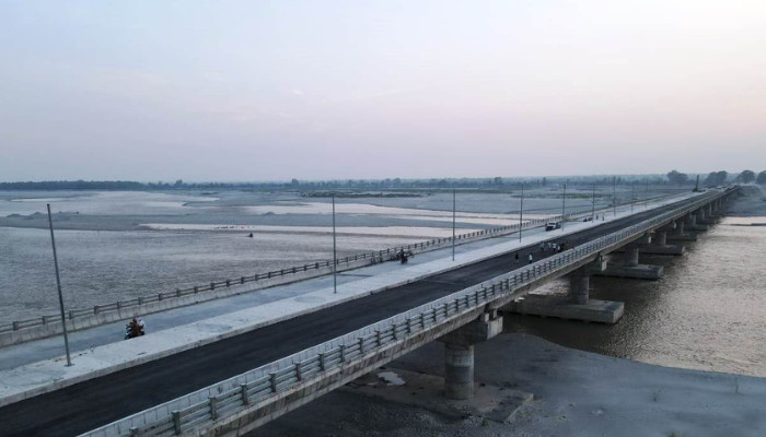 पाँच महिनापछि कञ्चनपुरको महाकाली पुल निर्माण सुरु