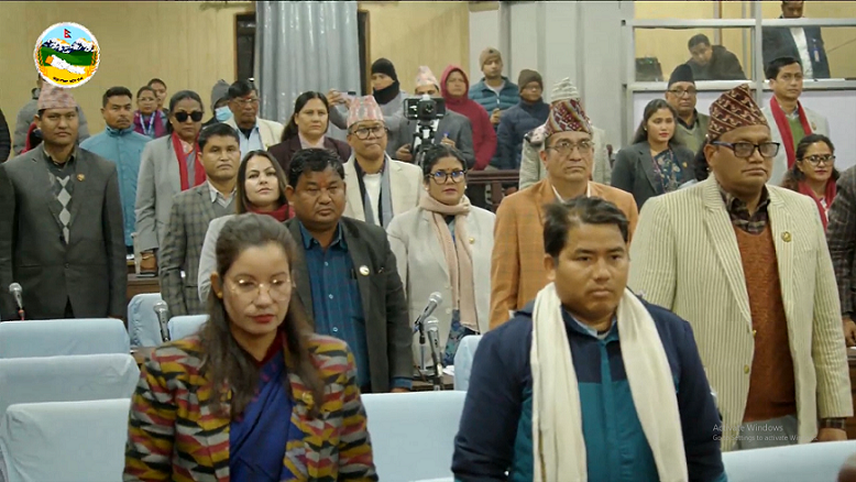 सुदूरपश्चिम प्रदेशसभामा विषादी व्यवस्थापन विधेयक टेबुल