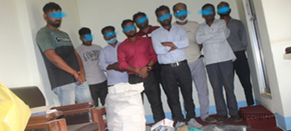 अवैधरुपमा औषधि पसल सञ्चालन गर्ने नौ भारतीय कञ्चनपुरबाट पक्राउ