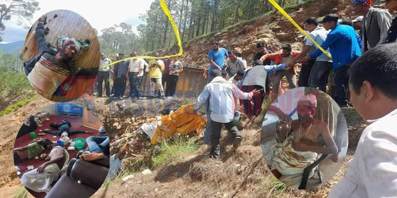 अछाममा दाहशंस्कारका लागी घाट जाँदै गरेको ट्रयाक्टर दुर्घटना, १ को मृत्यु, २३ घाइते