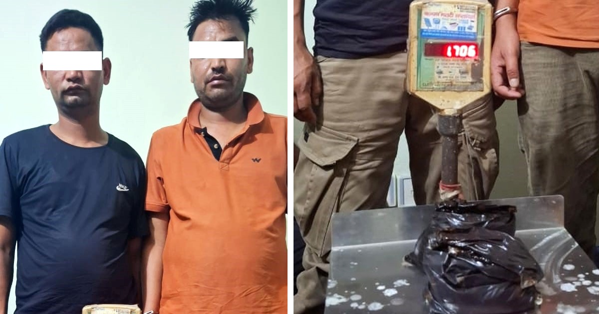 कैलालीबाट अफिम सहित २ जना पक्राउ