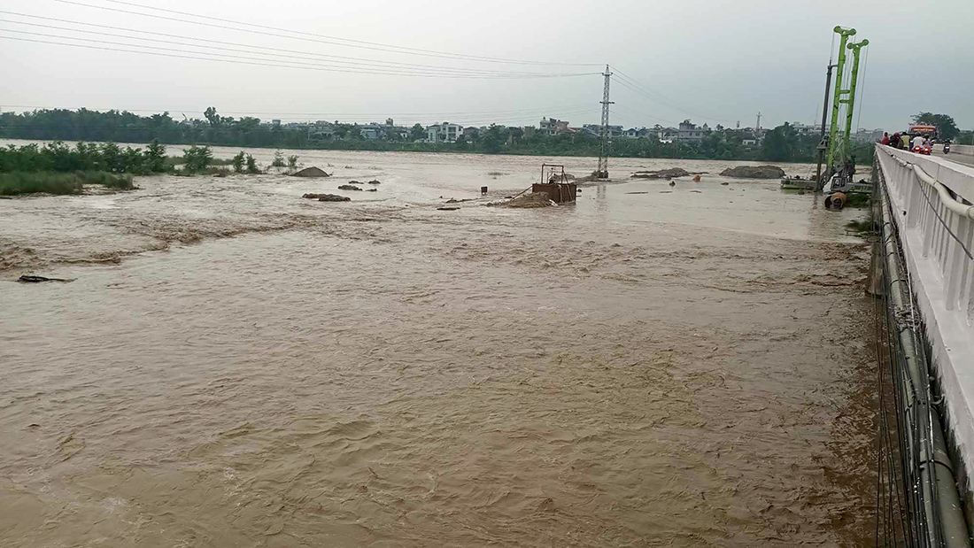 सुदूरपश्चिमका ३ जिल्लाका नदीमा आकस्मिक बाढीको जोखिम