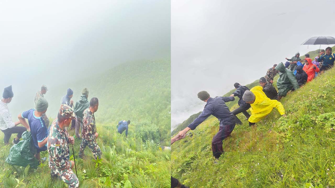 बडीमालिकाको भीरबाट लडेर दुई जनाको मृत्यु, सेनाले निकाल्यो शव