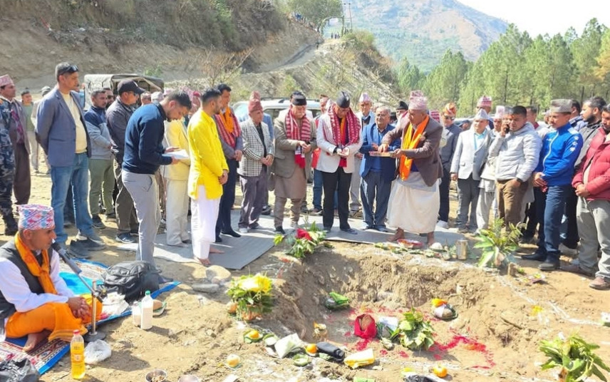 दार्चुलामा ६ अर्ब लागतको जलविद्युत् आयोजना शिलान्यास