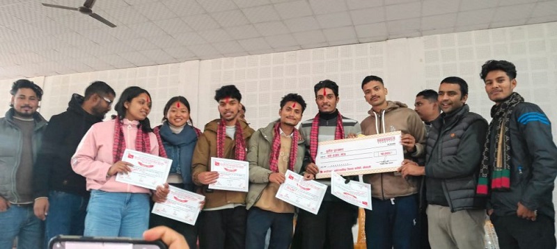 चेतनदीप ऐडी स्मृति हाजिरीजवाफ प्रतियोगिताको उपाधि ऐश्वर्यलाई