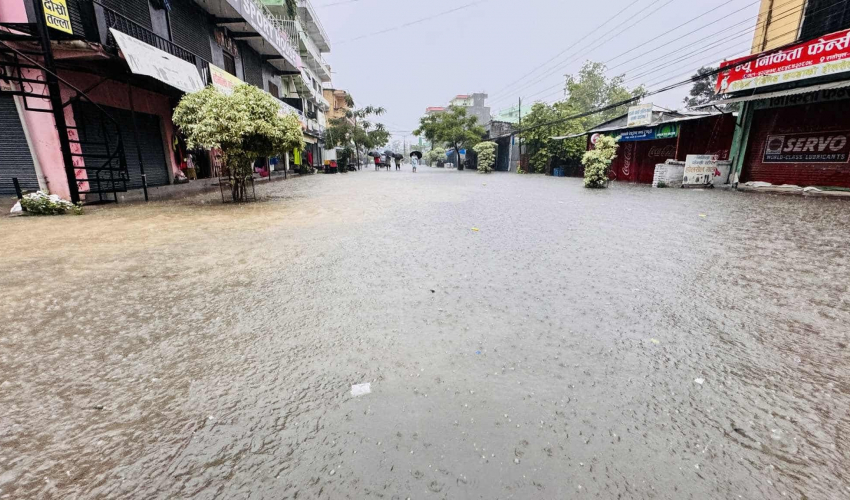 धनगढीका झन्डै एक हजार घर डुबानमा, १३ जनाको उद्धार