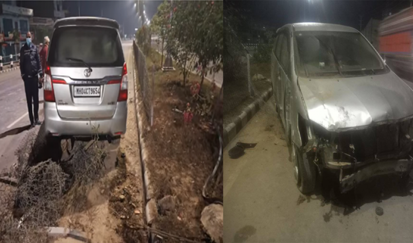 धनगढी ६ लेन सडकमा भारतीय गाडी दुर्घटना