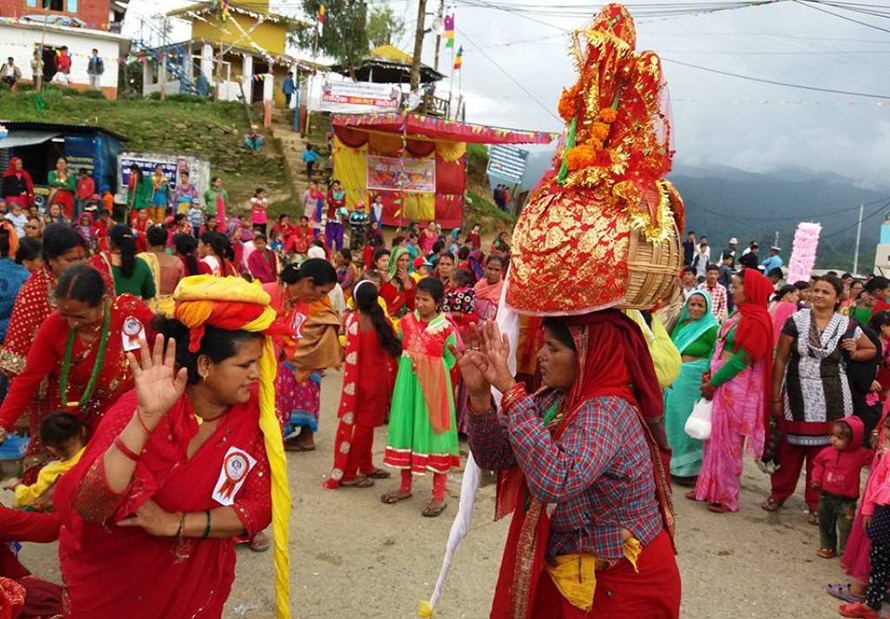 सुदूरपश्चिममा आज गौरादेवीलाई गौराघरमा भित्र्याइँदै