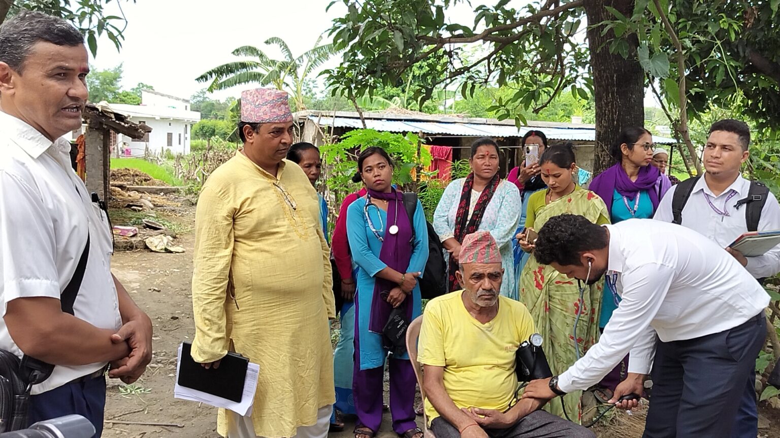 कृष्णपुर नगरद्धारा घरदैलो अभियान मार्फत ३२ हजार बढी नागरिकको स्वास्थ्य परीक्षण