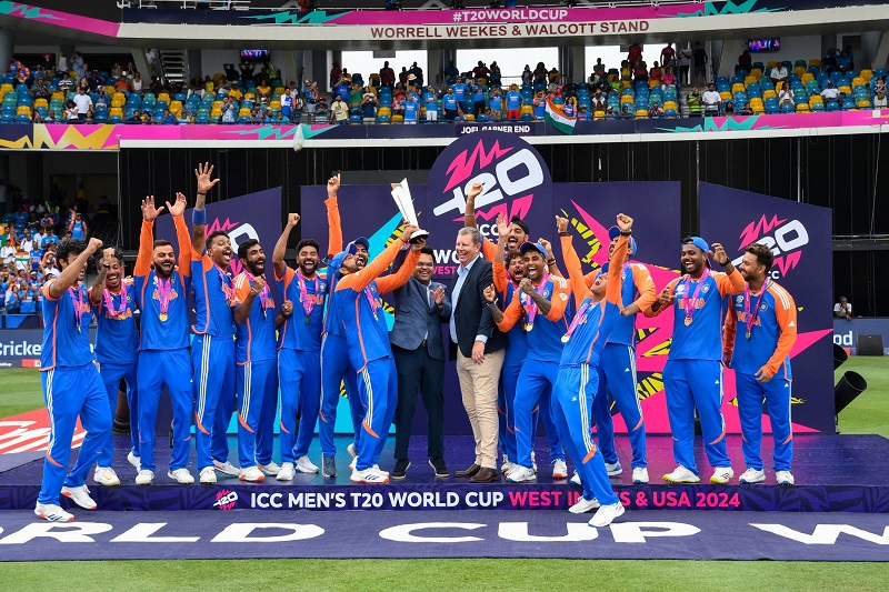टी–२० विश्वकप विजेता भारतले आज विजयी उत्सव मनाउँदै