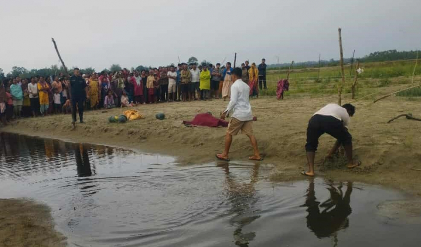 कञ्चनपुरमा चट्याङ लागेर श्रीमतीको मृत्यु, श्रीमान घाइते