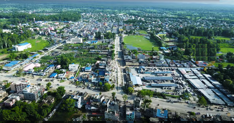 कञ्चनपुरको महेन्द्रनगर बजार : सौन्दर्यीकरणका कामसँगै थपियो स्थानियमा उत्साह