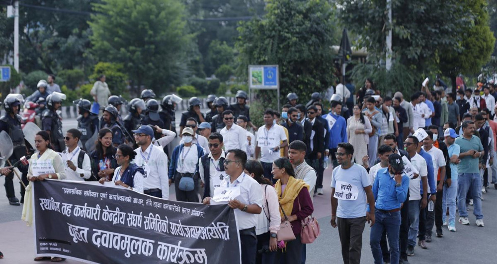 आन्दोलनरत स्थानीय तहका कर्मचारीबीच सहमति, आन्दोलन फिर्ता