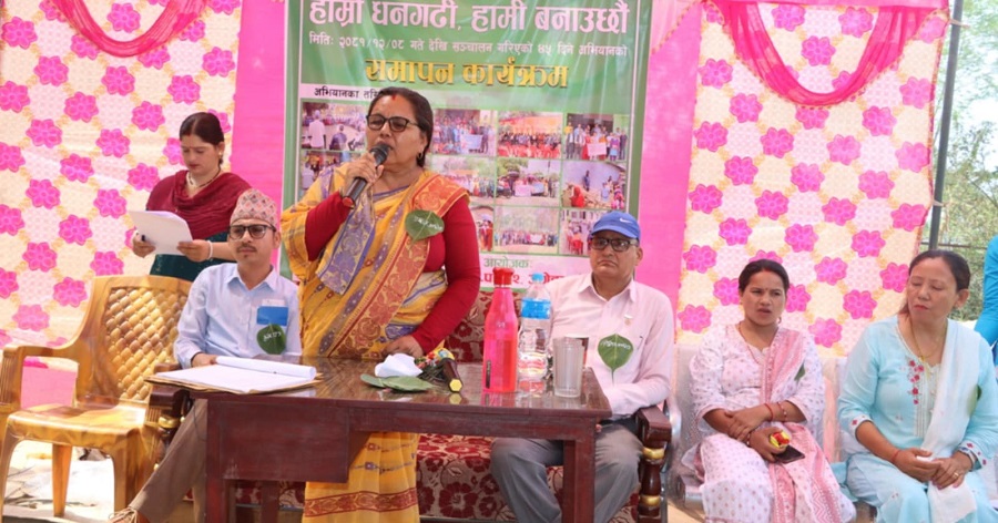कैलालीमा कुप्रथा रोक्न धनगढीमा छाउगोठ भत्काइयो
