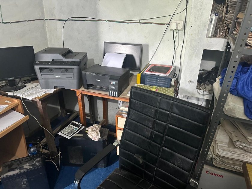 कञ्चनपुरको लालझाडी गाउँपालिका–५ को कार्यालयमा चोरी