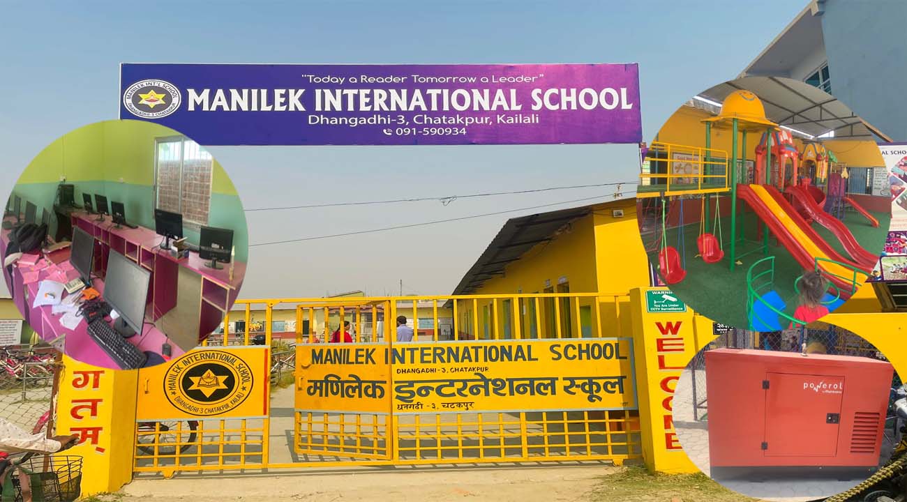 प्रविधि मैत्री र व्यवहारिक शिक्षामा जोड दिँदै धनगढीको मणिलेक ईन्टरनेशनल स्कुल