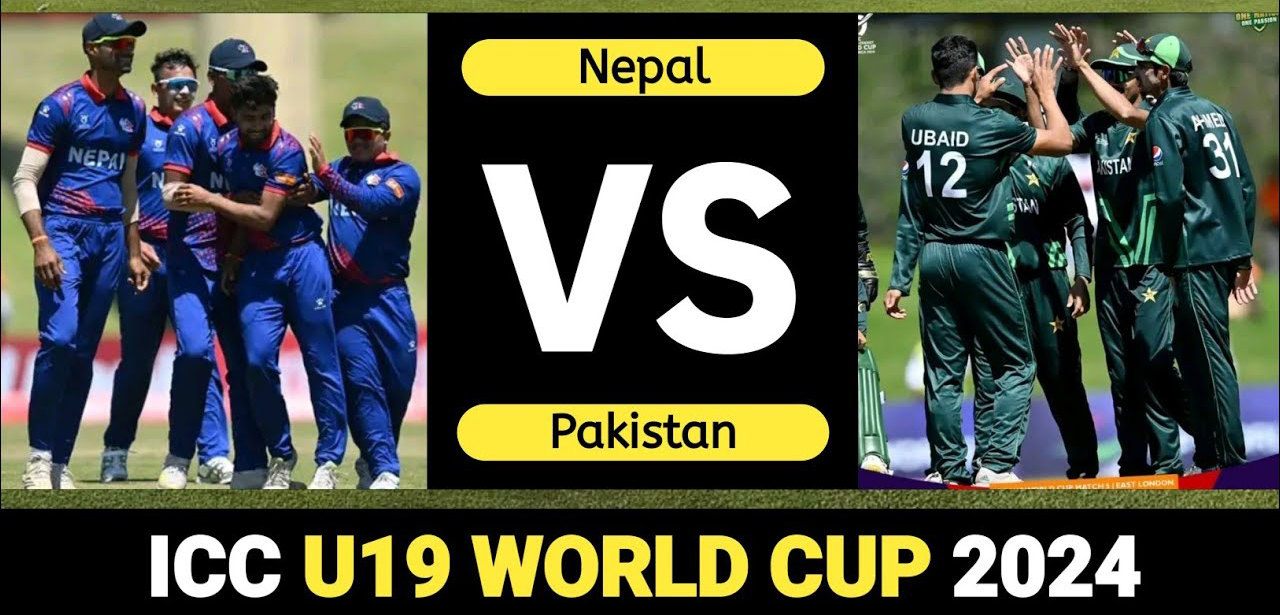 आइसीसी यु–१९ विश्वकप क्रिकेटः नेपालले आज पाकिस्तानसँग प्रतिस्पर्धा गर्दै