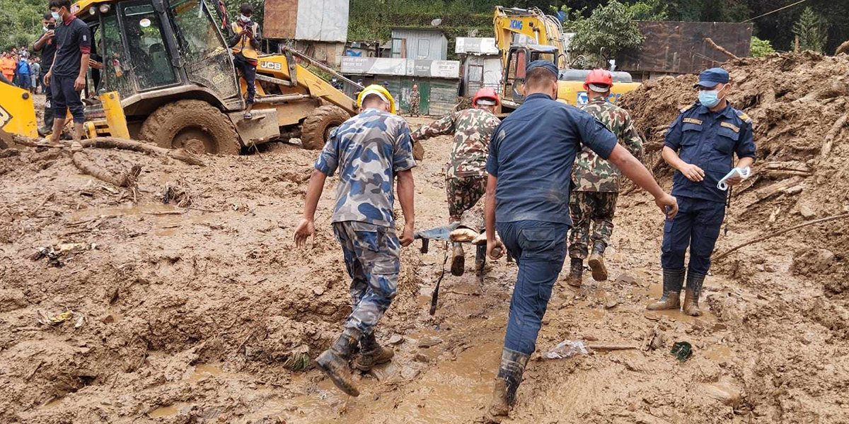 बाढीपहिरोमा परी २२८ जनाको मृत्यु, २५ जना अझै बेपत्ता