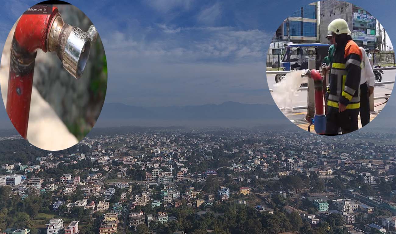 आगलागीजन्य विपद् न्यूनीकरणका लागि धनगढीका आठ स्थानमा ‘फायर हाइड्रेन्ट’
