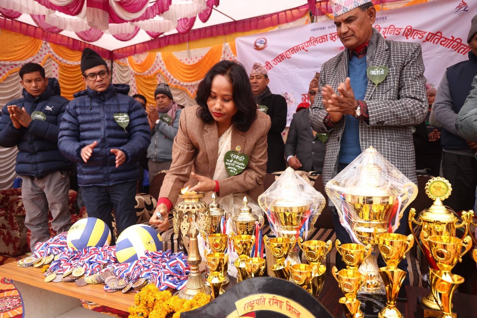 धनगढीमा राष्ट्रपति रनिङ सिल्ड प्रतियोगिता सुरु