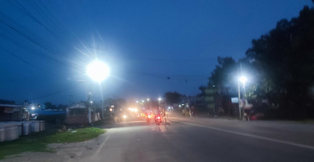 सौर्यबत्तीले झिलिमिली कञ्चनपुरको भीमदत्तनगर