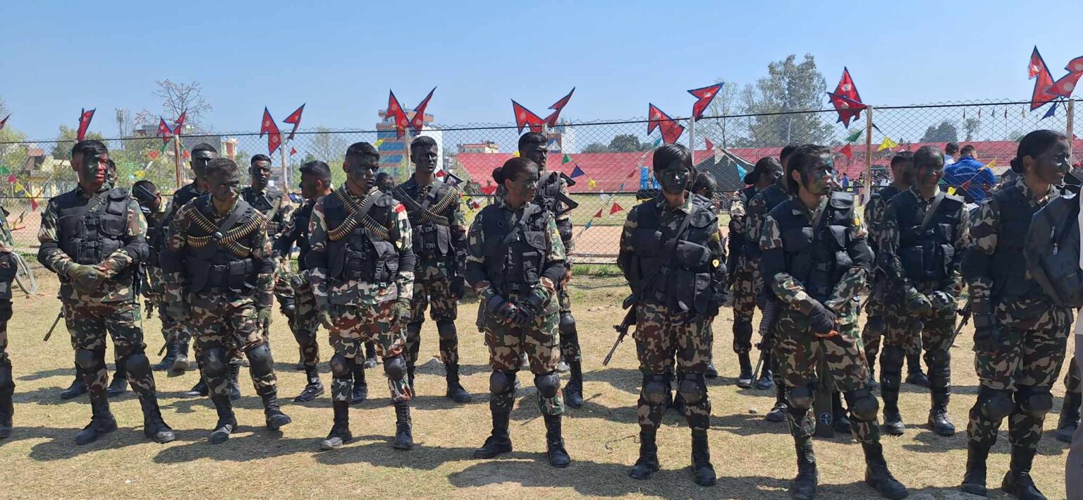 धनगढी रंगशालामा सेनाको तीनदिने शैनिक प्रर्दशनी सुरु (तस्वीरहरु)