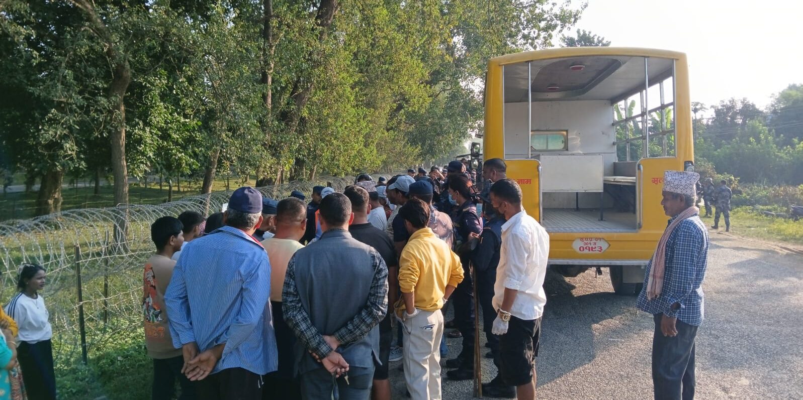 तेघरीमा बस दुर्घटनामा मृत्यु भएकी वृद्धाको शव १० घण्टापछि उठ्यो